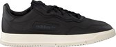 Adidas Supercourt Men Lage sneakers - Leren Sneaker - Heren - Zwart - Maat 43⅓