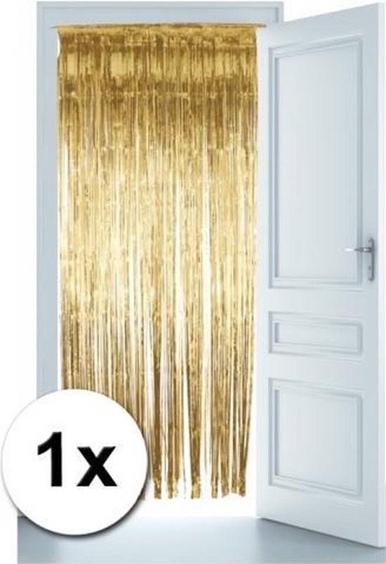 Gouden deur gordijn | bol.com