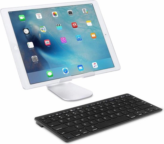 Toetsenbord Hoes met Touchpad voor iPad 9,7 inch 6. Gen 2018/5. Gen 2017/iPad Pro 9.7/iPad Air 2/Air 1, Magnetisch Afneembaar QWERTY Bluetooth Toetsenbord met Muis en Potloodhouder, Roze