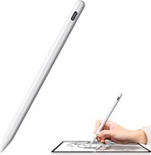 Active Stylus Pen - Touchscreen Pen met Palm Protection Optie (Alleen geschikt voor iPad vanaf 2018) - Wit