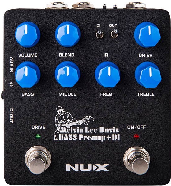 Pédale d'effet préampli NUX NBP-5 pour guitare basse "Melvin lee Davis" |  bol