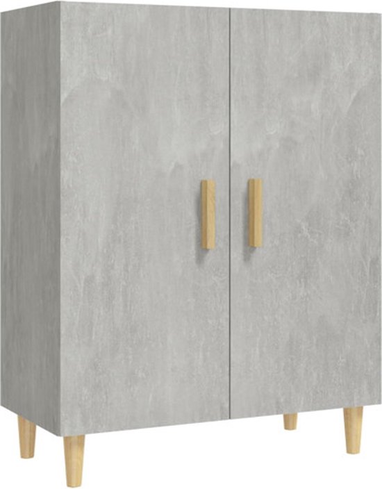 VidaXL Dressoir - Bewerkt Hout Zwart - 66% Korting