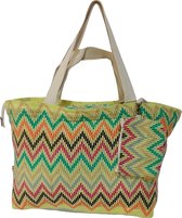 Mycha Ibiza - strandtas - weekendtas - handtas - rits - clutch - katoen – MYC220004