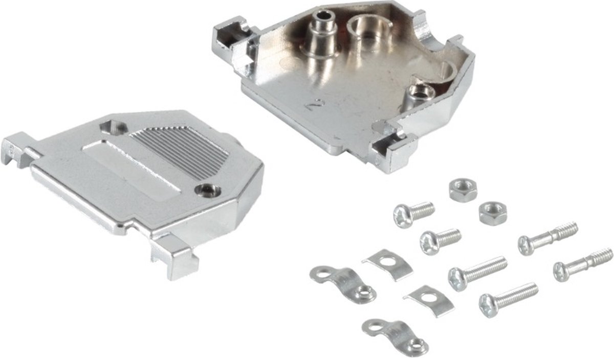 Connector behuizing voor Gameport connector 15-pins SUB-D - gemetalliseerd