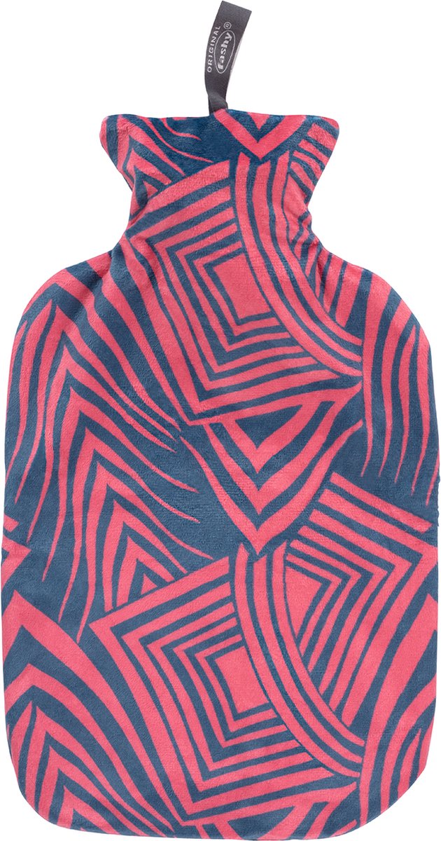 Goedkoopste Warm water kruik - Met zachte hoes rood / blauw