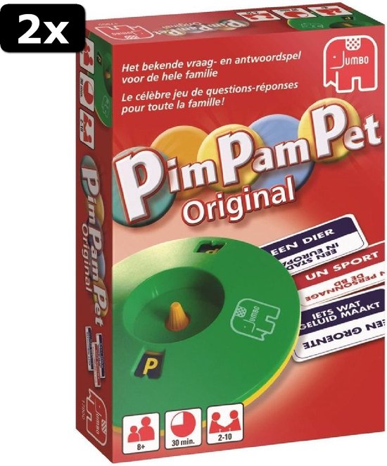Thumbnail van een extra afbeelding van het spel 2x Pim Pam Pet Original 2018 - Bordspel