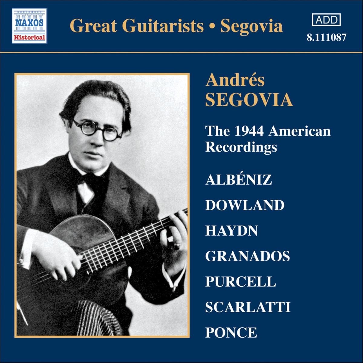 Andrés Segovia - Great Guitarists: Segovia Volume 1 (CD)