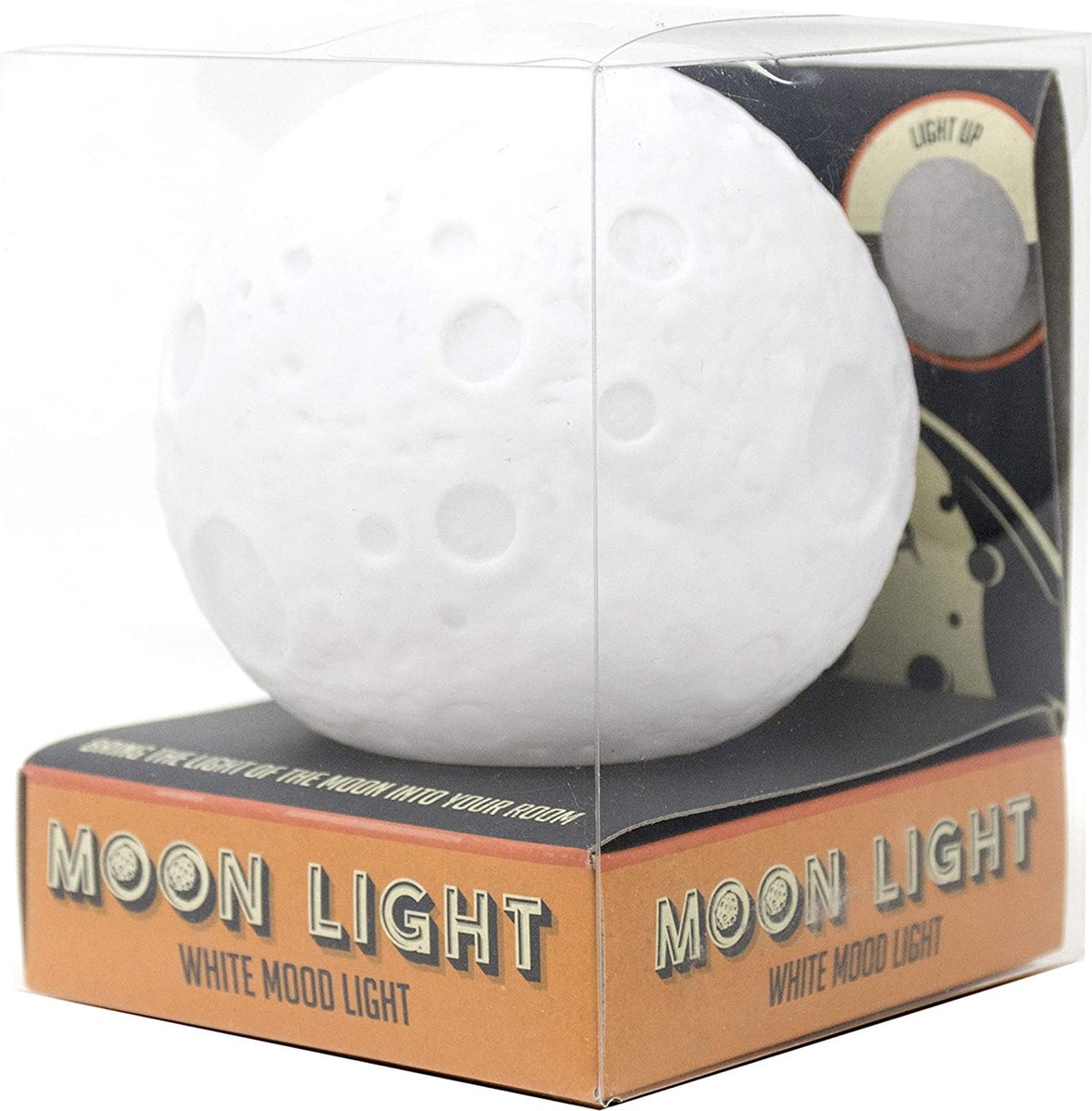 Space Range - Witte Maan Nachtlamp