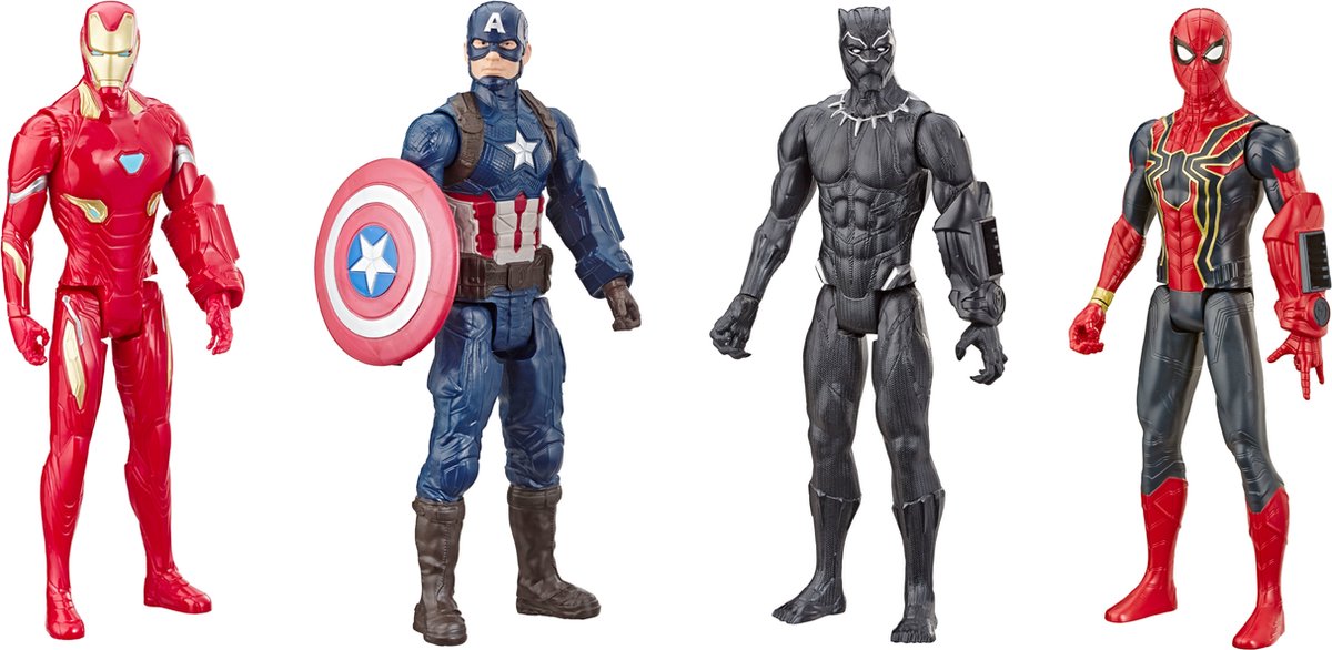 Marvel Avengers: Endgame Titan Hero Series - Pack de 4 figurines | bol
