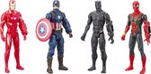Marvel Avengers: Endgame Titan Hero Series - Pack de 4 figurines
