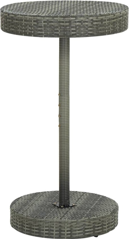 Arezzo tuintafel rond polywood teaklook 120 cm | Designstoel4u
