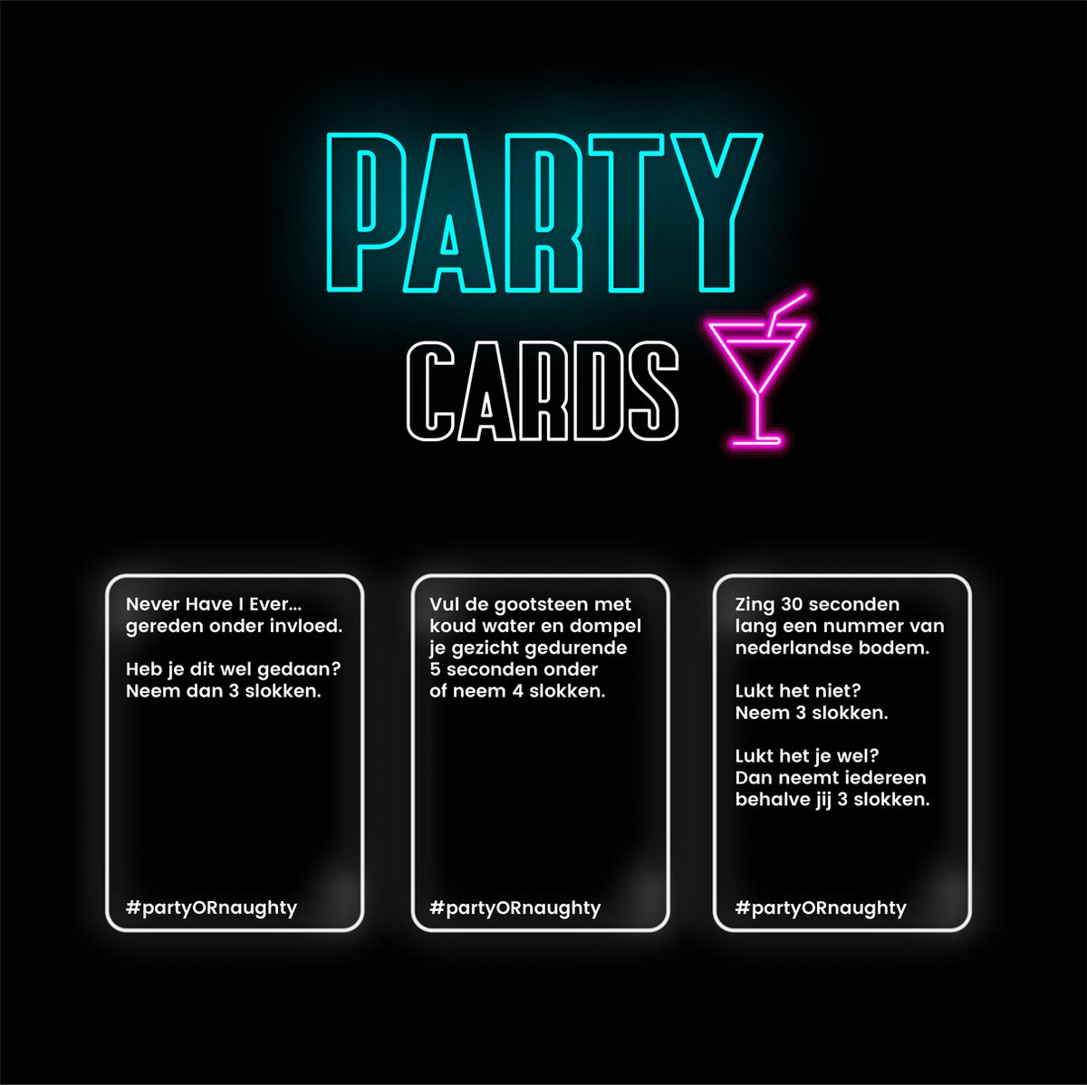 Party or Naughty - Het ultieme Drankspel met 100 Kaarten | Hilarisch & Intiem Kaartspel | Dobbelspel & Drinking Game — afbeelding 3