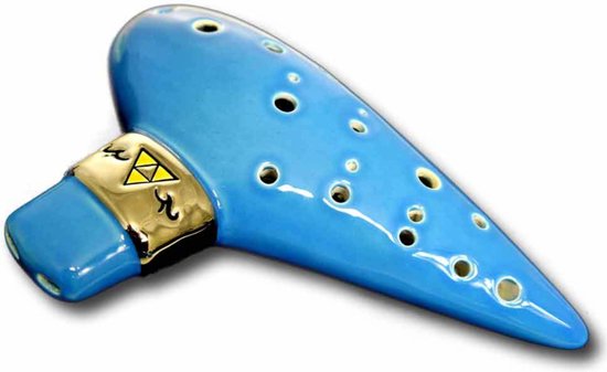 Foto: Songbird zelda double ocarina of time 18 holes ceramic c major tenor songbook