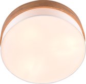 LED Plafondlamp - Plafondverlichting - Trion Sella - E14 Fitting - 3-lichts - Rond - Mat Nikkel/Wit - Aluminium