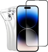 MMOBIEL Screenprotector en Siliconen TPU Beschermhoes Geschikt voor iPhone 14 Pro - 6.1 inch - 2022