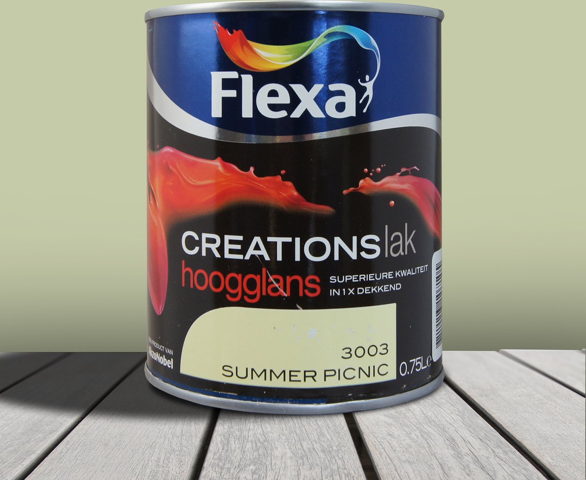 Flexa Creations - Lak Hoogglans - 3003 - Summer Picnic - 750 ml
