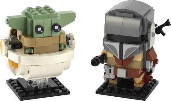 LEGO BrickHeadz Star Wars De Mandalorian & Baby Yoda - 75317 - LEGO
