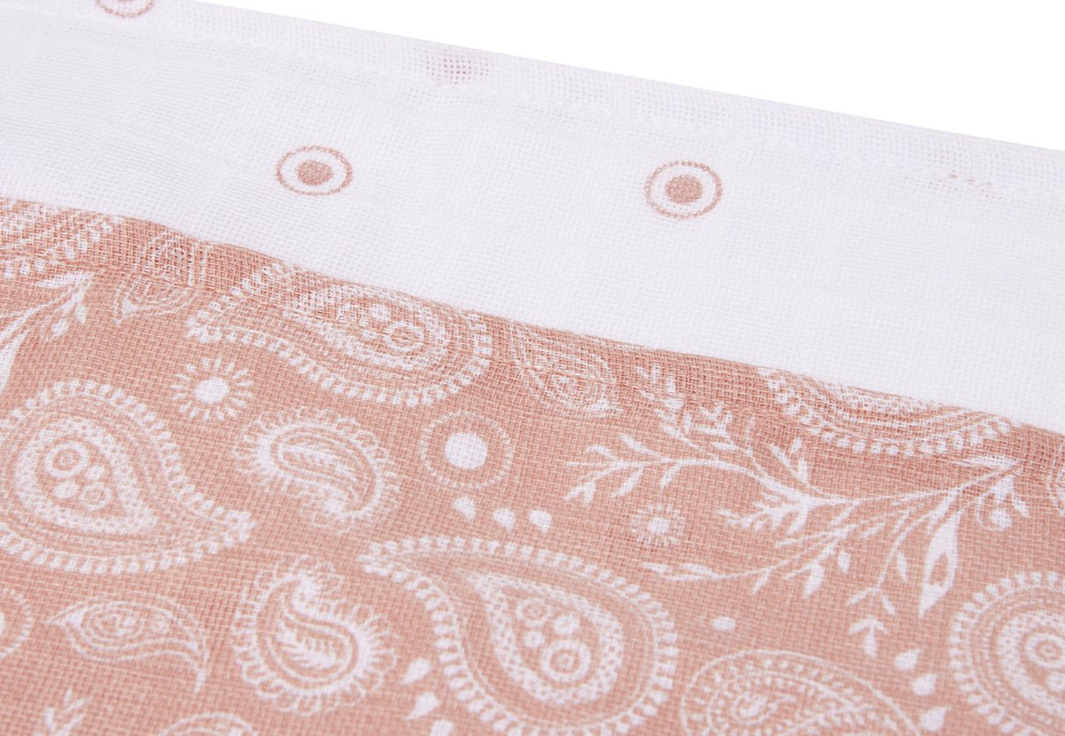 Jollein Hydrofiele Multidoek Small 70x70cm Paisley&Halo - Rosewood- 2 Stuks
