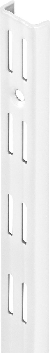 Wandrail dubbel, Wit gelakt 1495 mm