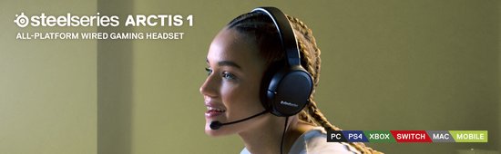 SteelSeries Arctis 1 Gaming Headset Universeel - Steelseries