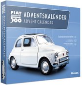 1:38 Franzis 67168-4 Fiat 500 Adventskalender Plastic Modelbouwpakket