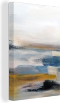 Canvas - Schilderij - Olieverf - Abstract - Verf - 80x120 cm - Schilderijen op canvas - Muurdecoratie