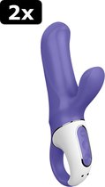 2x Magic Bunny Vibrator - Purple