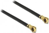 MHF 4L (v) - MHF 4L (v) kabel - Micro Coax (1,13 mm) - 50 Ohm / zwart - 0,50 meter