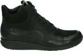 Durea 9735 E - VeterlaarzenHoge sneakersDames sneakersDames veterschoenenHalf-hoge schoenen - Kleur: Zwart - Maat: 40