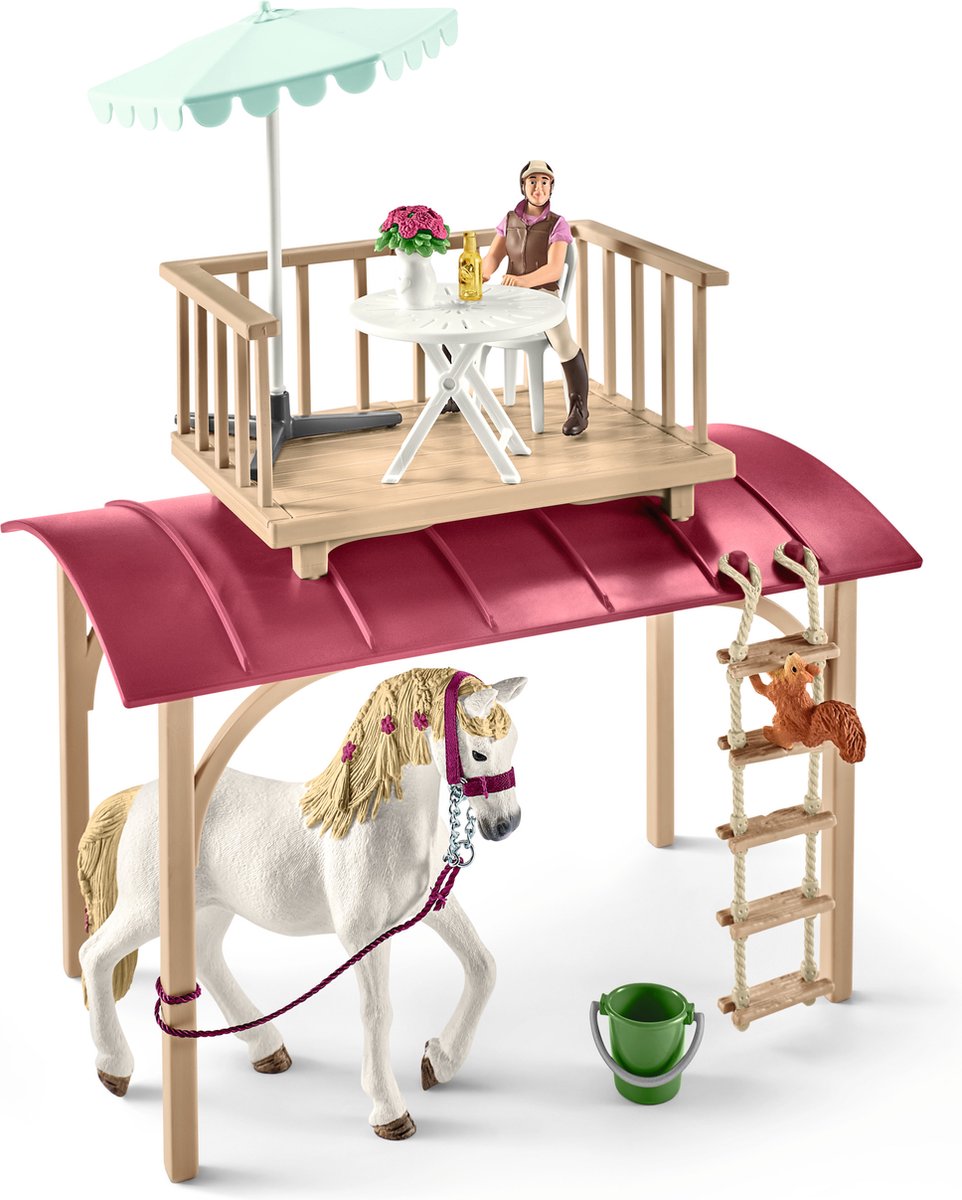 schleich HORSE CLUB - Woonwagen voor geheime club-bijeenkomsten - Kinderspeelgoed voor Jongens en Meisjes - 5 tot 12 jaar - 42593 — afbeelding 15