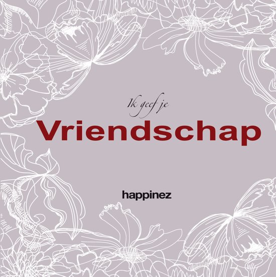 Cover van het boek 'Ik geef je vriendschap'