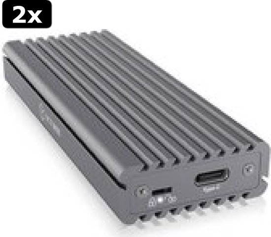 Boîtier de Disque Dur, Boîtier de Stockage SSD M.2 NVME, Boîtier de Protection de Disque Dur étanche 120 X 50 X 20 Mm pour SSD M.2 2280 2260 2242 2240 2230