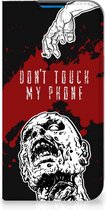 Telefoonhoesje met Pasjeshouder Geschikt voor iPhone 14 Pro Max Smart Cover Zombie Blood