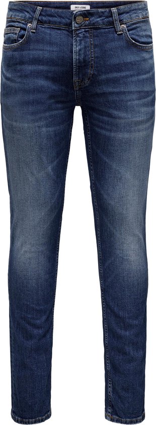 Only & Sons Heren Jeans ONSLOOM SLIM 3030 slim Blauw