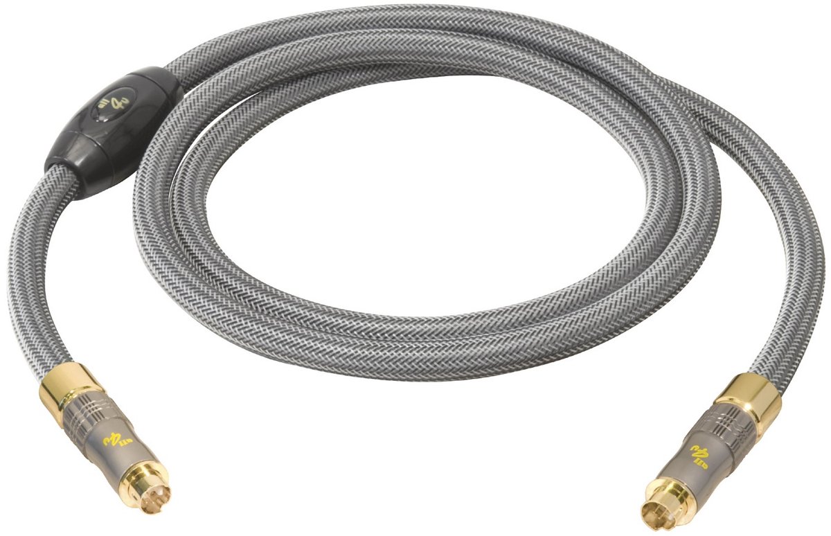 Big High-End S-VHS kabel / nylon - 1,5 meter