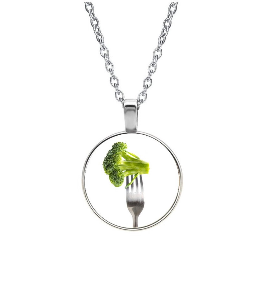 Ketting Glas - Broccoli