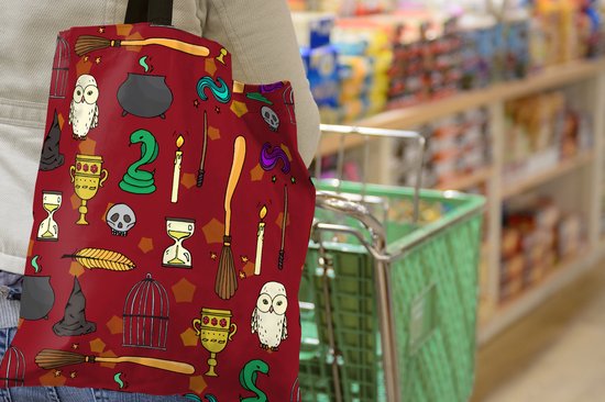 Sac Bandoulière - Sac De Plage - Shopper Ado - Chouette - Serpent - Motifs - 40x50 cm - Sac Coton