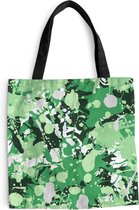 Sac Bandoulière - Sac De Plage - Motifs Shopper - Vert - Camouflage - 40x40 cm - Sac Coton