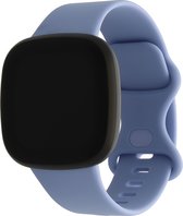 Bandje Voor Fitbit Versa 3 / Sense Sport Band - Violet Paars - Maat: SM - Horlogebandje, Armband