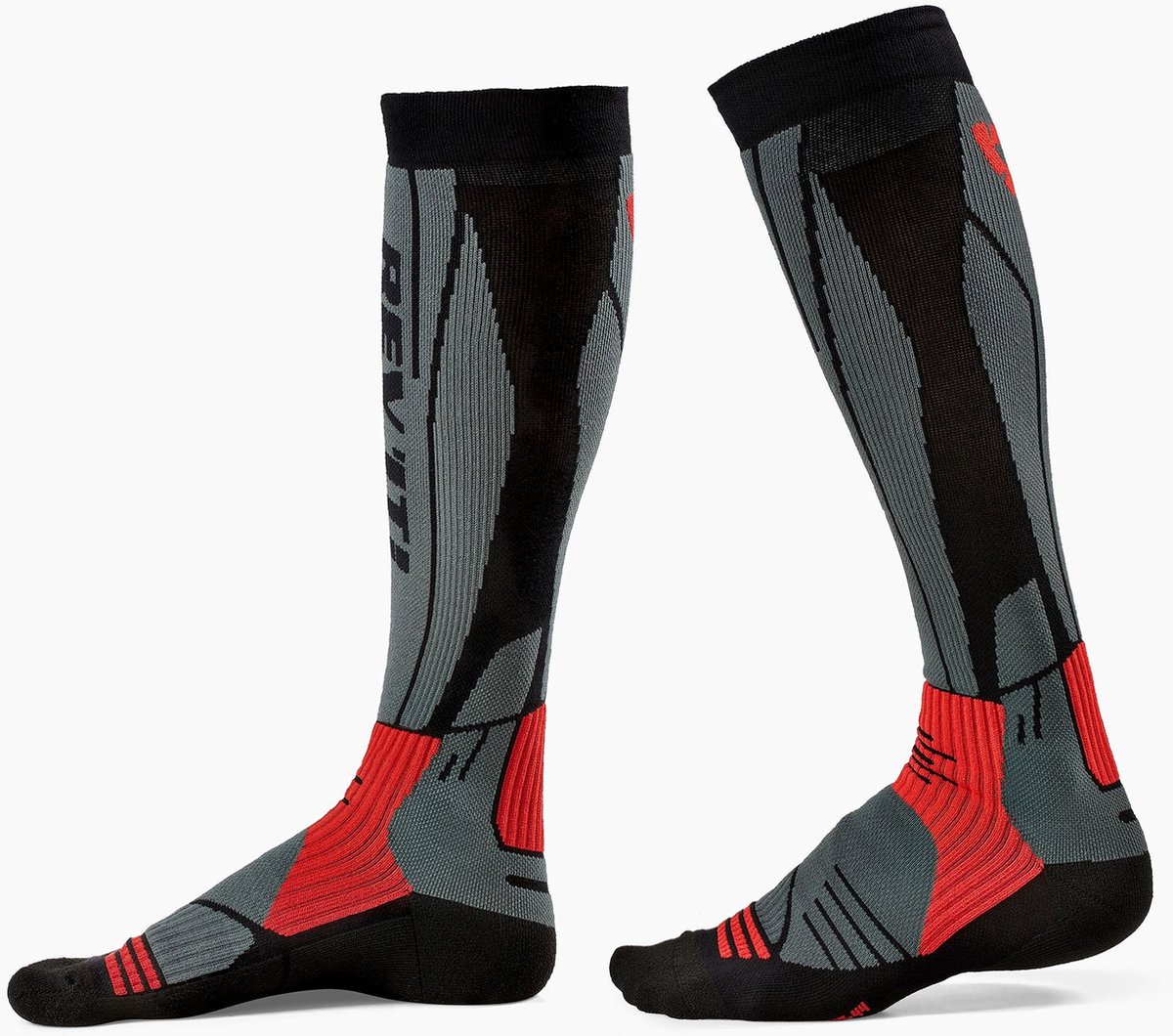 REV'IT! Andes Light Grey-Red Socks 39-41