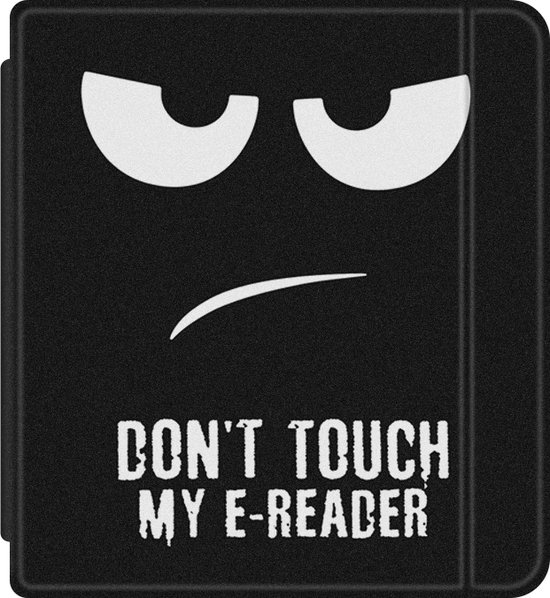 E-reader hoesje geschikt voor Tolino Vision 5 - Sleepcover - Auto/Wake functie - Magnetische sluiting - Don't Touch My E-reader