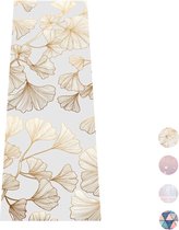 Tapis de yoga de fleurs dorées polychromes | Caoutchouc naturel | avec bandoulière