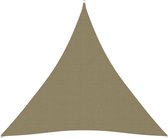 VDXL Zonnescherm driehoekig 3x3x3 m oxford stof beige