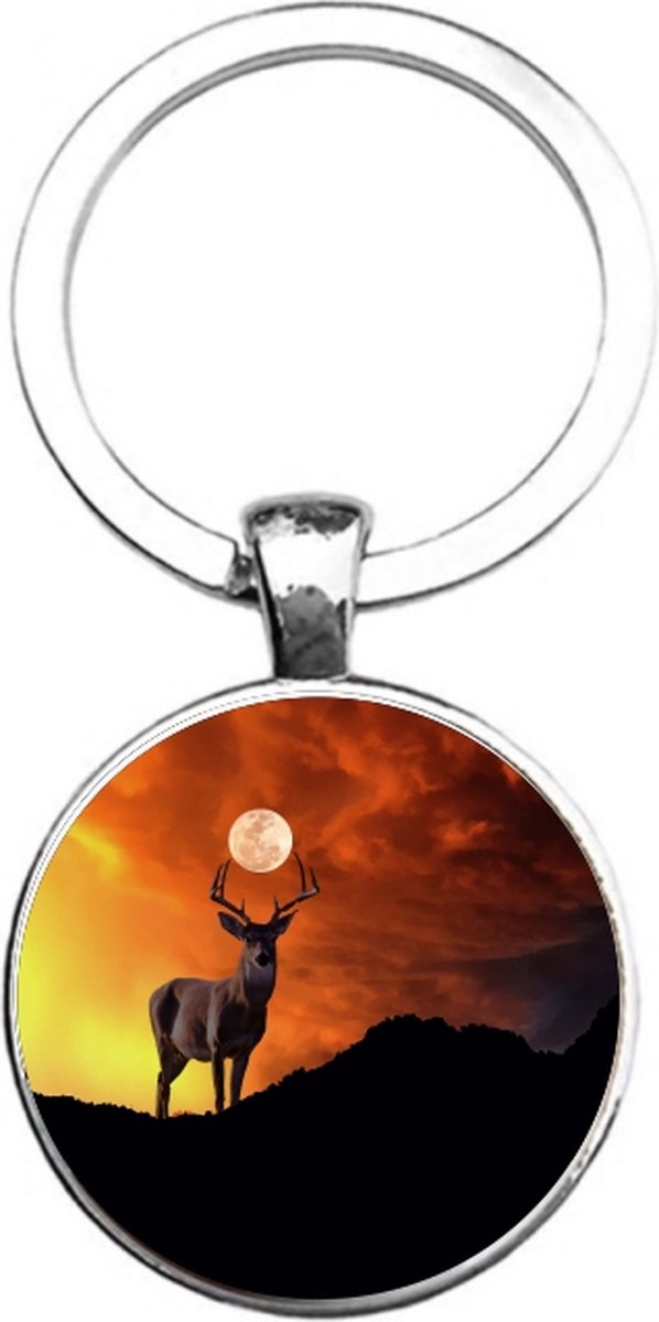 Sleutelhanger Glas - Hert