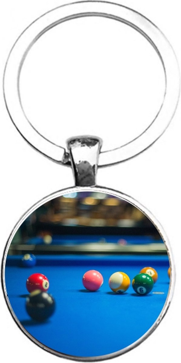 Sleutelhanger Glas - Pool