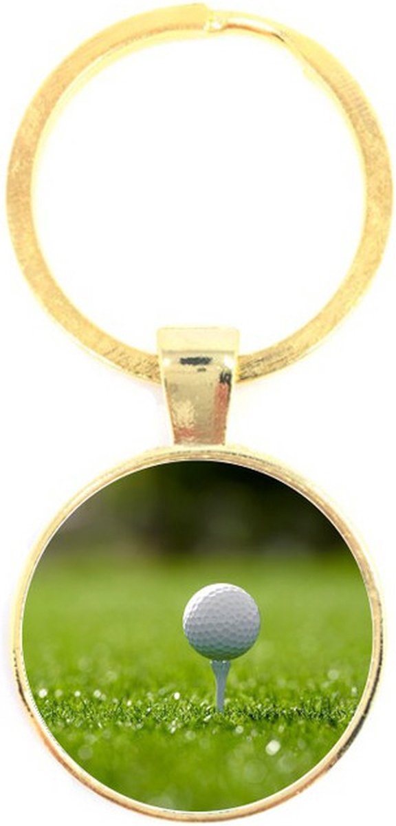 Sleutelhanger Glas - Golf