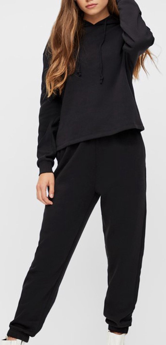 Pieces Huispak dames - Lounge pak dames - Oversized jogging pak vrouwen - Zwart /