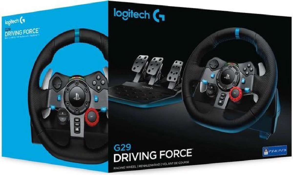 Logitech driving force g29 playstation & pc racing wheel hotsell & pedals