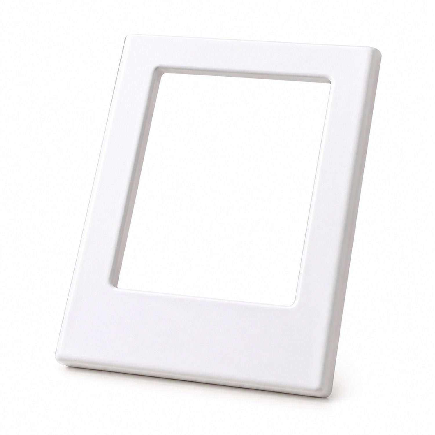 SWGOTA Witte magnetische fotolijst voor foto's van 54 × 86 mm, lijstformaat 65 × 88 mm, rechthoekig ABS koelkastlijstje