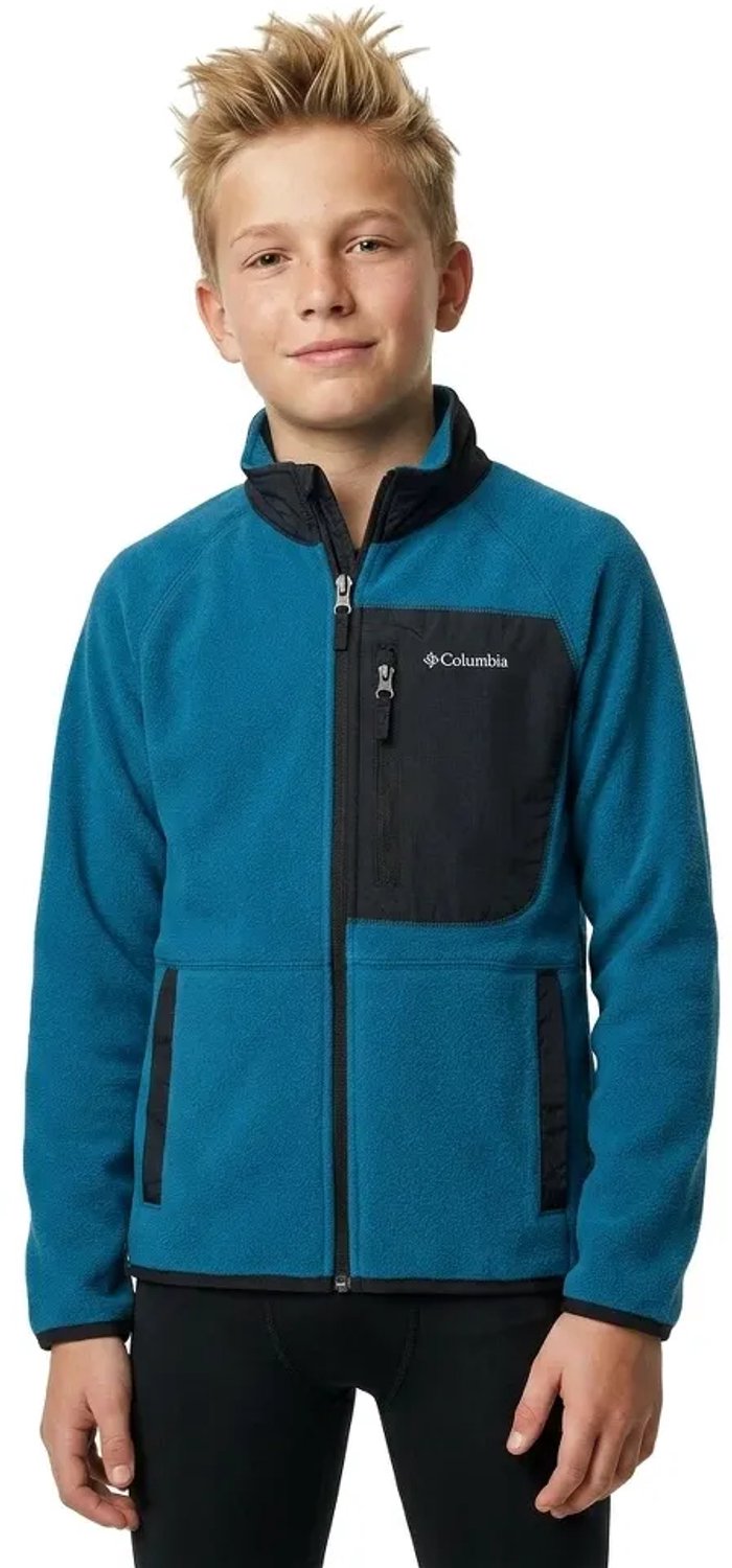 Columbia Fast Trek™ V Fleece Met Volledige Rits 12-13 Years Jongen Zwart